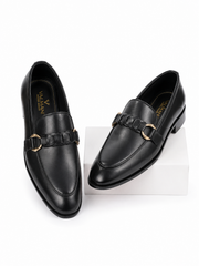Royal | Classic Full Leather Formal Bit Loafers | Z-3318 Black
