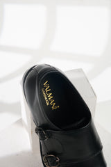 Cavalier | Leather Double Monk Strap Loafers | 34052 Black