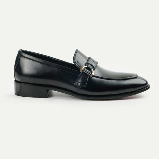 Royal | Classic Full Leather Formal Bit Loafers | Z-3318 Black
