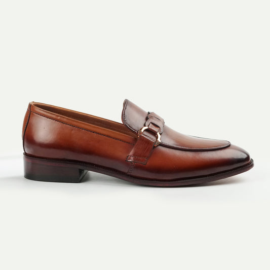 Royal | Classic Full Leather Formal Bit Loafers | Z-3318 Brown