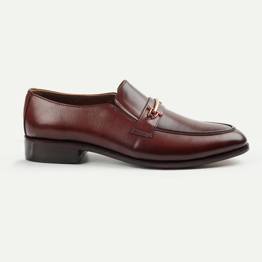 Imperial | Full Leather Patina Bit Loafers | Z-1255 Brown