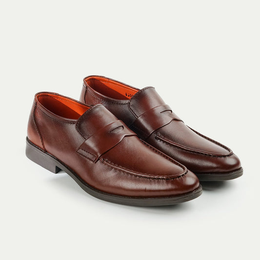 Regent | Leather Penny Loafers | 35056 Brown