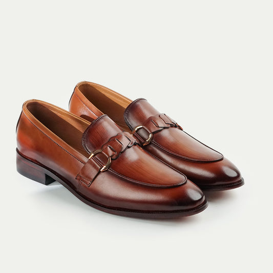 Royal | Classic Full Leather Formal Bit Loafers | Z-3318 Brown