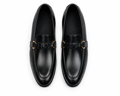 Royal | Classic Full Leather Formal Bit Loafers | Z-3318 Black
