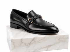 Royal | Classic Full Leather Formal Bit Loafers | Z-3318 Black