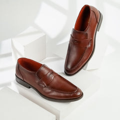 Regent | Leather Penny Loafers | 35056 Brown