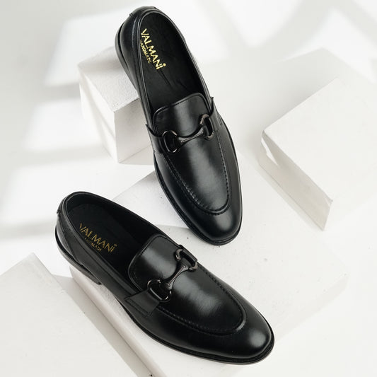 Cognac | Polished Signature Bit Loafers | 3253 Black