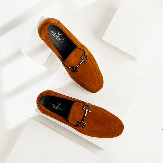 Sorrento | Suede Leather Horsebit Loafers | 33317 Tuscan Tan