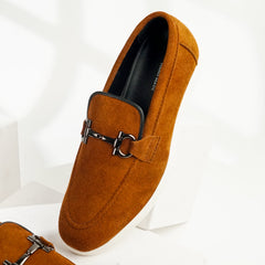 Sorrento | Suede Leather Horsebit Loafers | 33317 Tuscan Tan