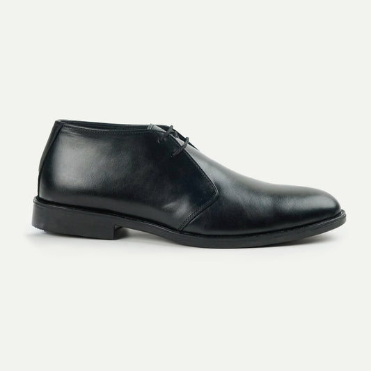 Nomad | Polished Leather Chukka Boots | 32306 Black