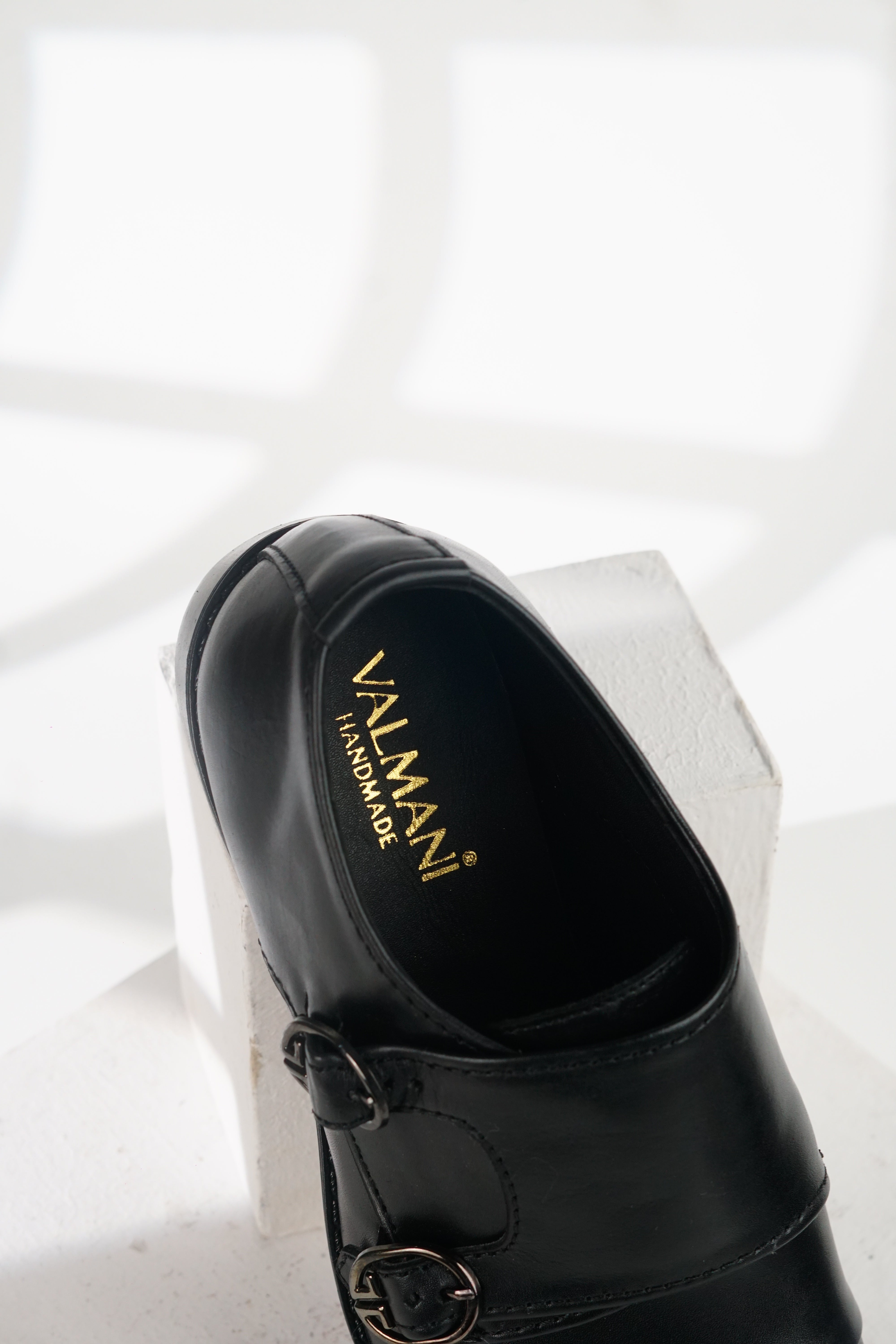 Cavalier | Leather Double Monk Strap Loafers | 34052 Black